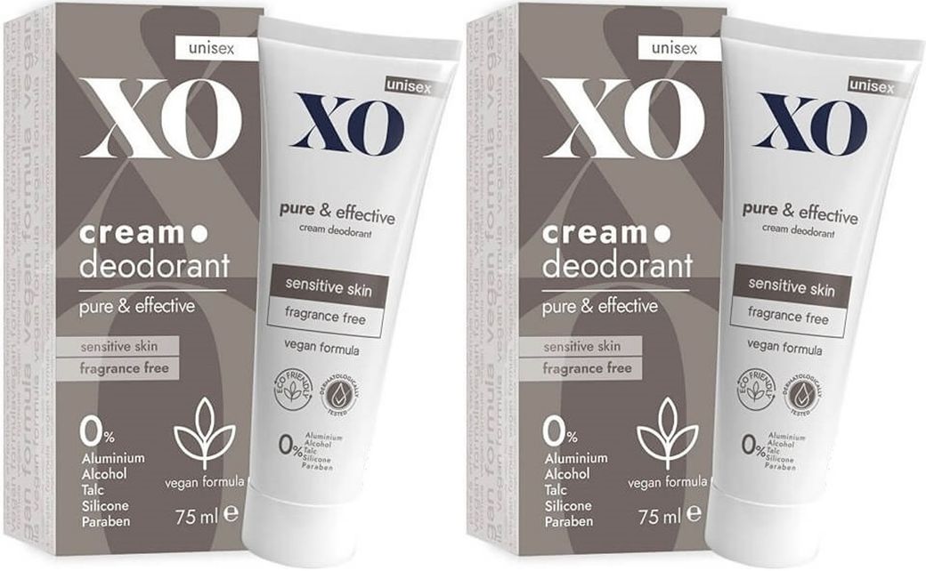 Krem Deodorant 75ML Unisex Pure & Effective Kokusuz (2 Li Set)