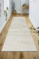 Krem Krem Bohem İskandinav Bukle Loop Sisal Kesme Koridor Mutfak Salon Kolay Temizlenen Halı Yolluk
