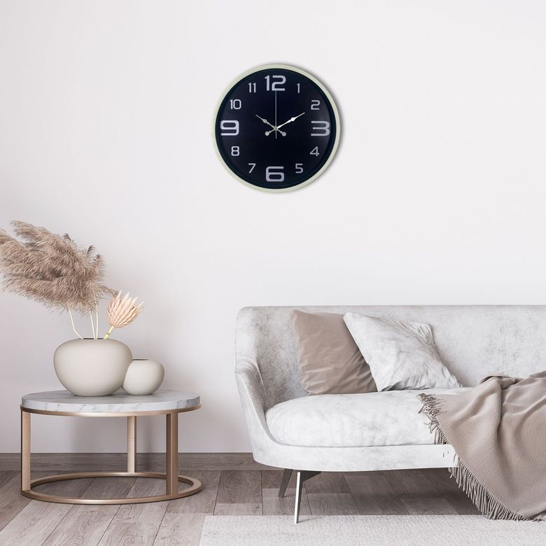 Krem Standart 36 Cm Duvar Saati