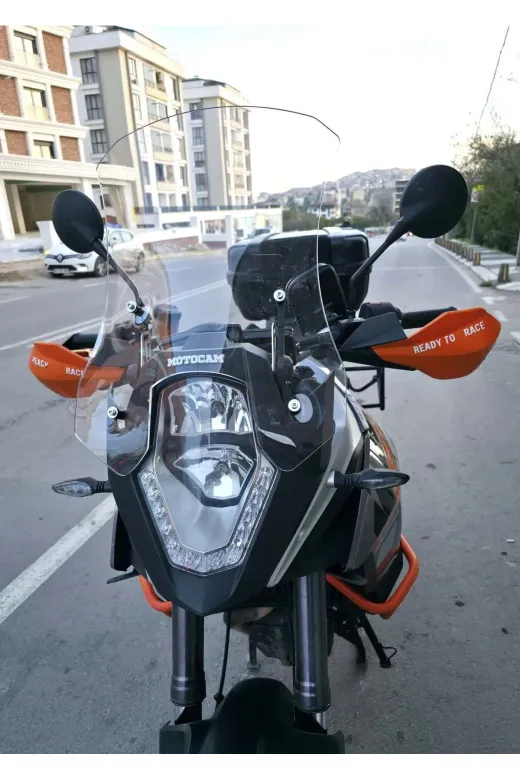 KTM 1050 Adventure Ön Cam 2008-2017 Model 56cm Şeffaf Renkli 4mm