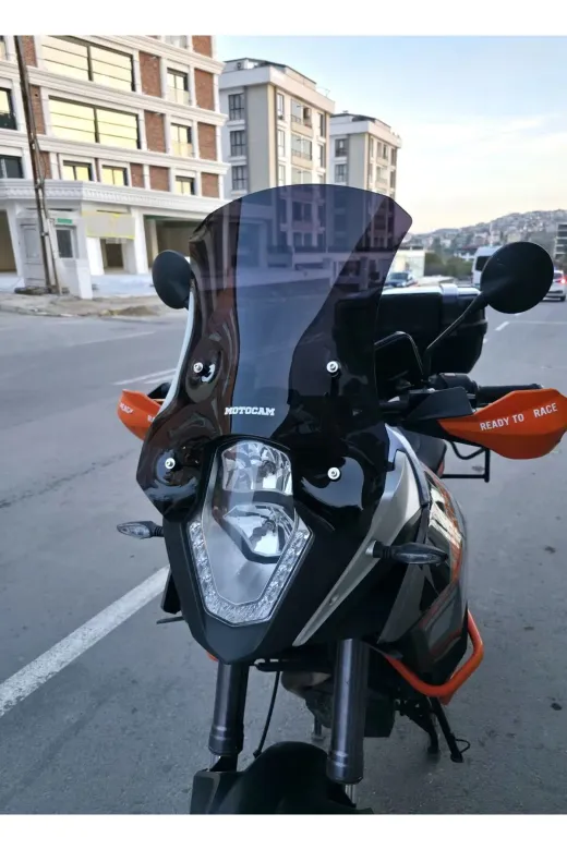 KTM 1190 Adventure Ön Cam 2008-2017 Model 56cm Siyah Renkli 4mm