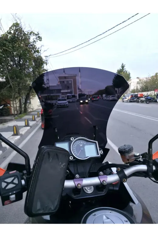 KTM 1190 Adventure Ön Cam 2008-2017 Model 56cm Siyah Renkli 4mm