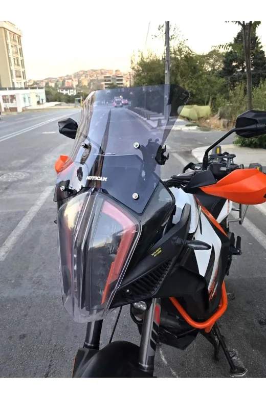KTM 1290 Super Adventure Ön Cam 2017-2020 Model 43cm Füme Renkli 4mm