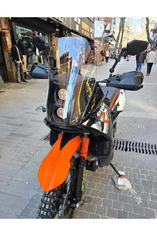 KTM 950-990 Adventure KİT RALLY Ön Cam 2006-2013 Model 51cm Tam Şeffaf Renkli 4mm
