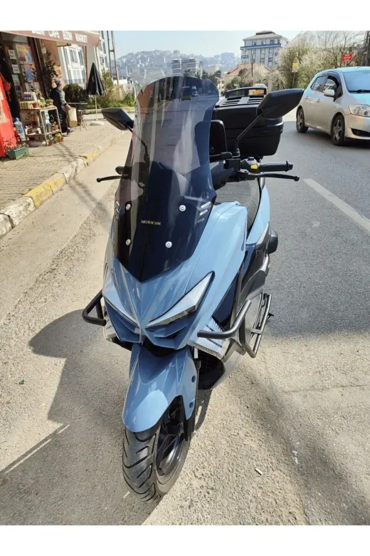 Küba Chia 125 Ön Cam 2023-2026 Model 75cm Siyah Renkli 4mm UZUN