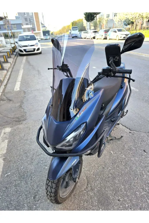 Küba Newlight 125 Pro Ön Cam 2023-2026 Model 58cm Füme Renkli 4mm ORİJİNAL BOYLU