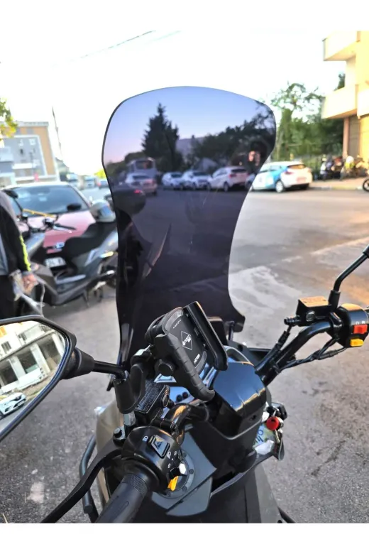 Küba Newlight 125 Pro Ön Cam 2023-2026 Model 75cm Siyah Renkli 4mm UZUN BOYLU