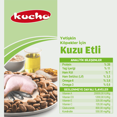 Kucho köp6506505 Adult Dog Tavuklu Yetişkin Köpek Maması 15 Kg