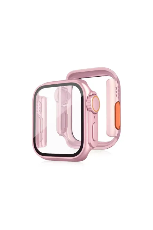 KÜÇÜK HAZİNE 8683140574338 Mey İthalat® Watch 44Mm Watch 49Mm Kasa Dönüştürücü Ve Ekran Koruyucu - Rose Gold
