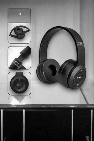 Kulak Üstü Tf Kart Ve Aux Destekli Ergonomik Bluetooth Kulaklık