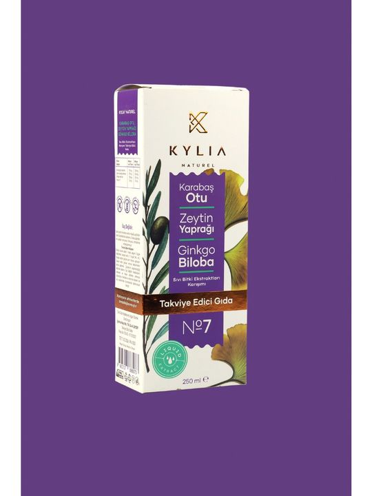 Kylia Karabaş Otu, Zeytin Yaprağı Ve Ginkgo Ekstraktı 250 Ml