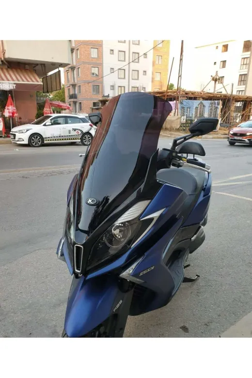 Kymco Downtown 250i Ön Cam 2016-2026-2026 Model 78cm Siyah Renkli 4mm UZUN