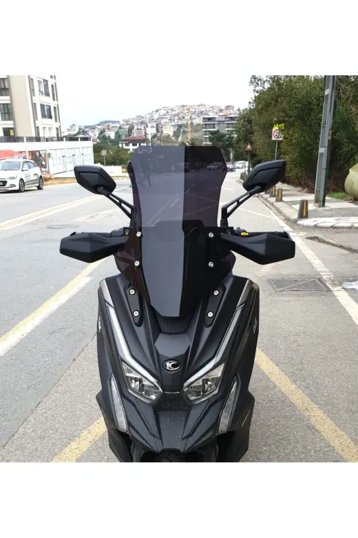 Kymco DTX 360 Ön Cam 2021-2026 Model 55cm Siyah Renkli 4mm