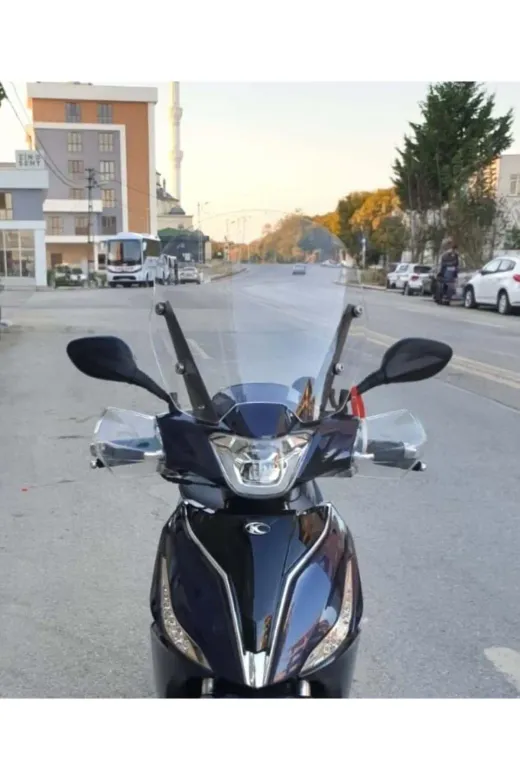 Kymco People S 200 Ön Cam 2020-2026 Model 38cm Şeffaf Renkli 4mm SPORTİF