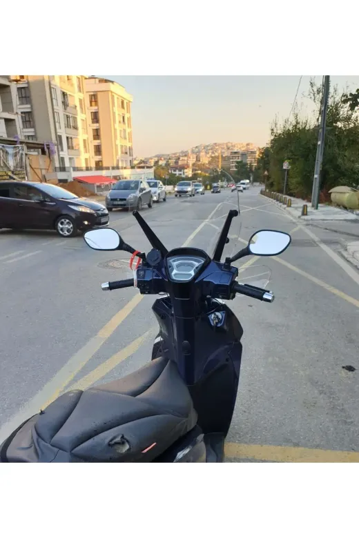 Kymco People S 200 Ön Cam 2020-2026 Model 38cm Şeffaf Renkli 4mm SPORTİF