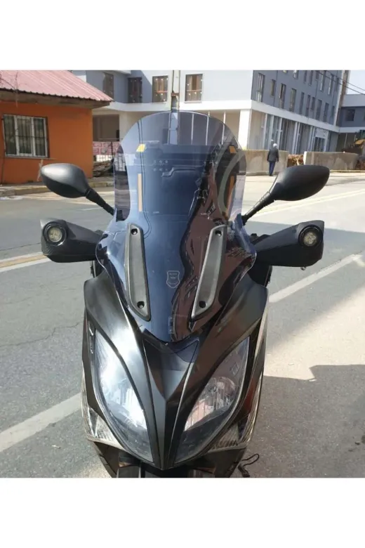 Kymco Xciting 250 R Ön Cam 2010-2011 Model 72cm Füme Renkli 4mm UZUN
