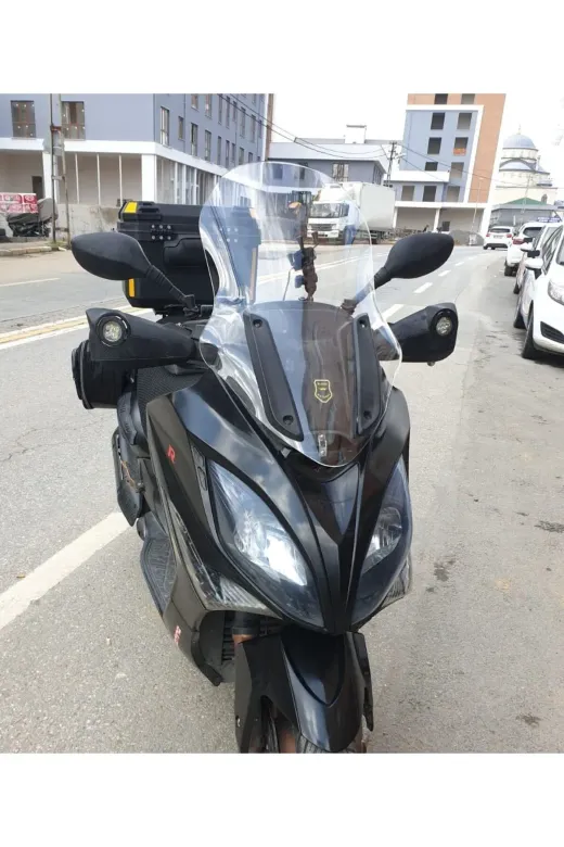 Kymco Xciting 400 İ Ön Cam 2008-2017 Model 72cm Şeffaf Renkli 4mm UZUN