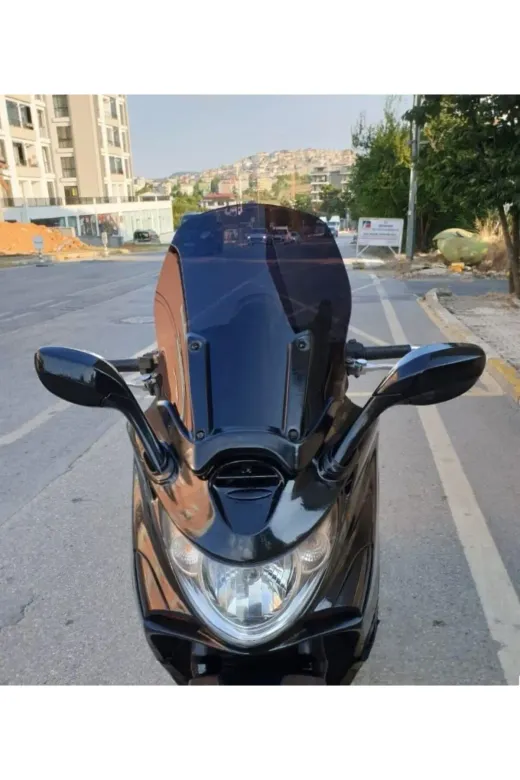 Kymco Xciting 500 İ Ön Cam 2008-2012 Model 62cm Siyah Renkli 4mm
