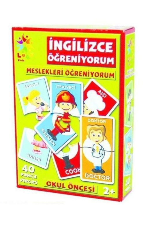 Laço RT-RYL-HMR11642 Meslekleri Öğreniyorum Eğitici Kartlar Lcegt005