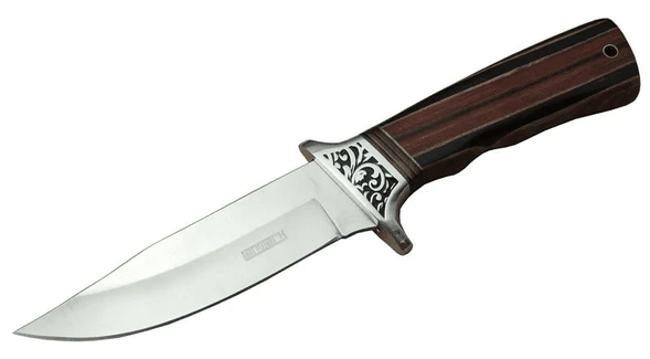 Lanmark A058-1 Kamp Bıçağı 26,5 Cm - Ahşap Sap, Kılıflı