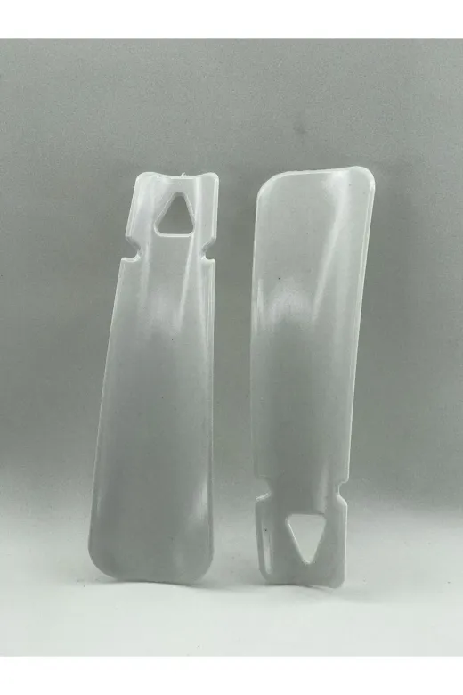 lara buklet OtelBukleti-0713 100 Adet 14 Cm Beyaz Ayakkabı Çekeceği Seyahat Tipi Plastik Ayakkabı Çekeceği