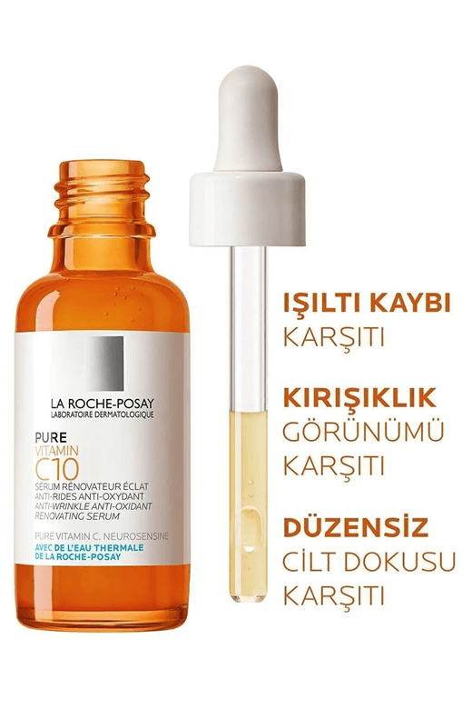 larochesetc La Roche Posay Işıltı Veren Güneş Cilt Bakım Seti: Anthelios Yüz Güneş Kremi Spf50+& Saf Vitamin C 10 Serum 30 Ml