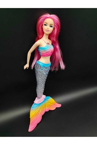 Latest w03HXdbyKR Işıklı Sesli Gökkuşağı Deniz Kızı Oyuncak Model Bebek