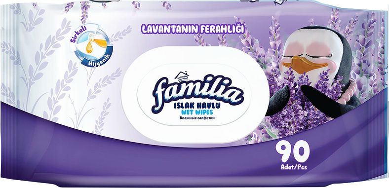 Lavanta Ferah Mendil 90 Yaprak Tekli Paket