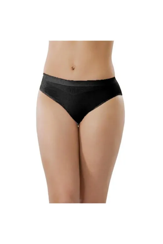 Layza Form BRWEZLYZ112 6 Adet Siyah Renk Dikişsiz Slip Külot