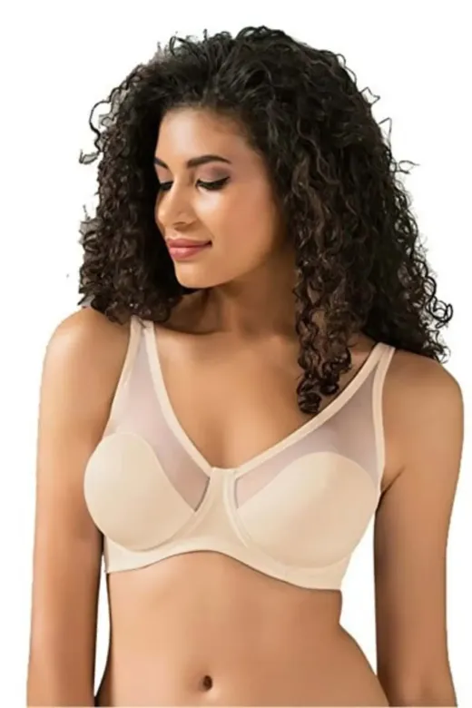 Le Jardin 2142650586 Lingerie 9200-B Tül Kaplı Toparlayıcı Soft Cup Sütyen | Rahat Ve Şık İç Giyim