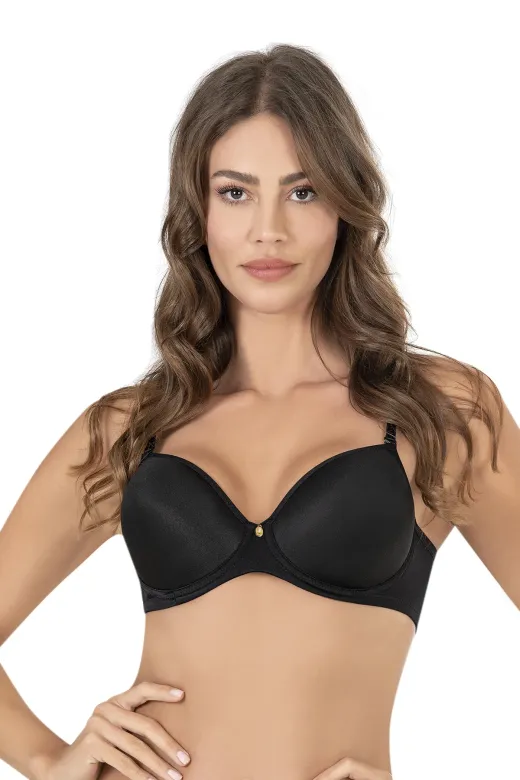 Le Jardin LEJARDİN-9700002 Desteksiz Sütyen Balenli Felalty Soft Cup Mikro Siyah |