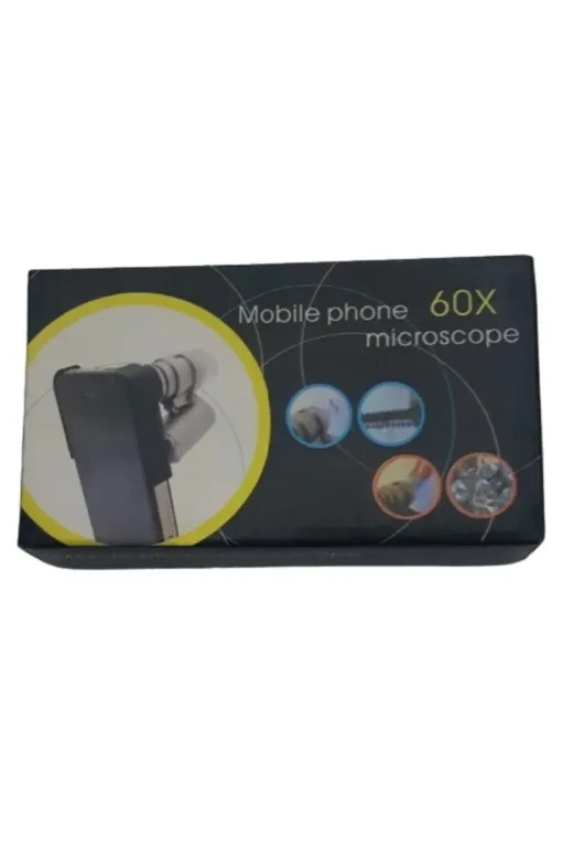 Led by-09 Işıklı Zoom Cep Mikroskop 60X Iphone 4 Aparatlı