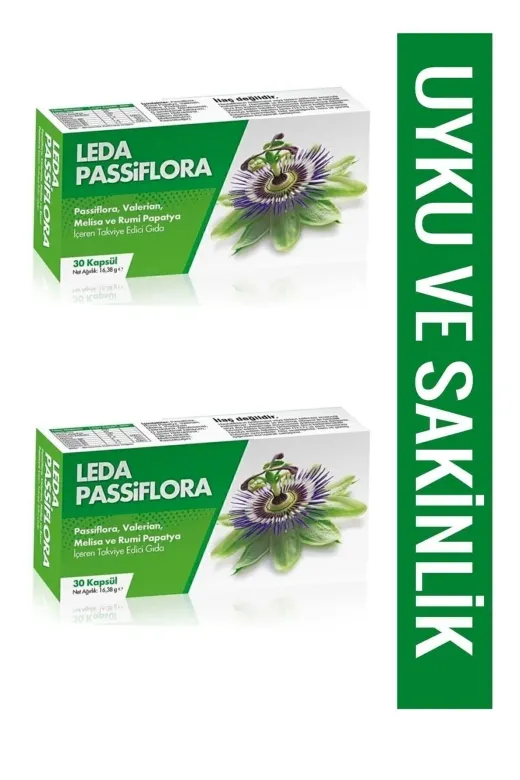 LEDA DermoExpress313148228 Pasiflora 30 Kapsül ( 2 Kutu )