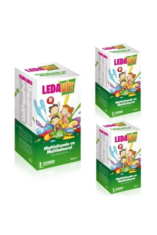 LedaPharma 4a-LDPHRM_LDVT150_03 Ledavit Multivitamin Mineral 30Tb 3Adet