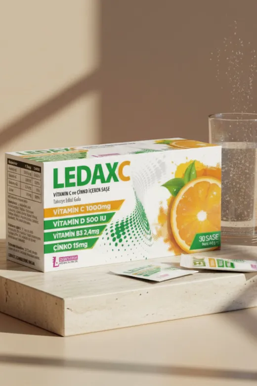 LedaPharma 8681438468512 Ledax C Vitamini 1000 Mg 30 Saşe C Vitamini