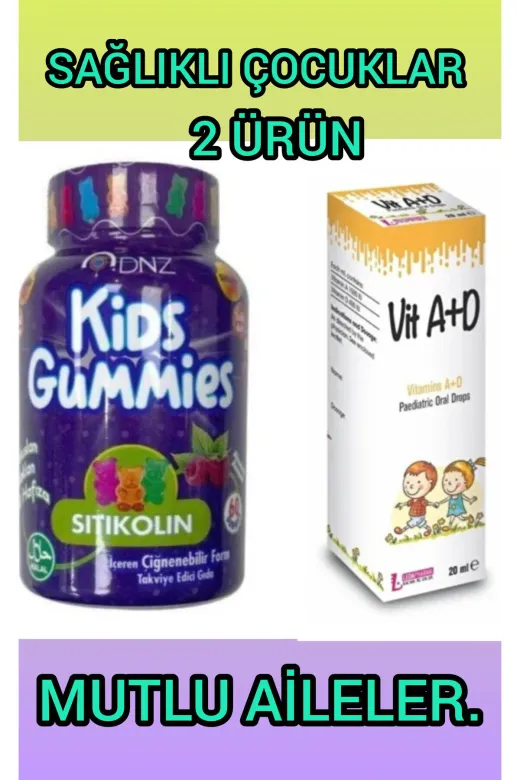 LedaPharma ad3 A+D3 Damla & Dnz Stikolin Gummies