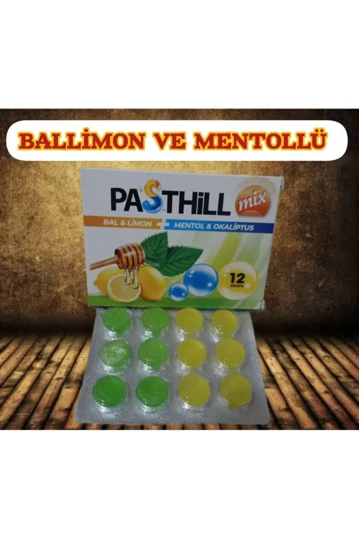 LedaPharma ptmx Pasthill Mix 12 Drops Ballimon Ve Mentollü