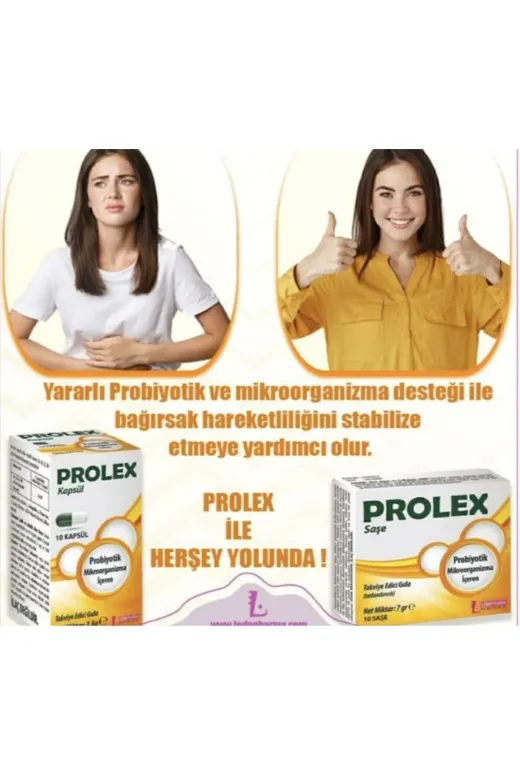 LedaPharma u-LDPHRM_PRLX10_05 Prolex Probiyotik 10 Saşe X5 Adet