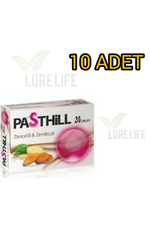 LedaPharma zerdeçal zencefil 10 Pasthill Zencefil/zerdeçal 24 X 10 Adet