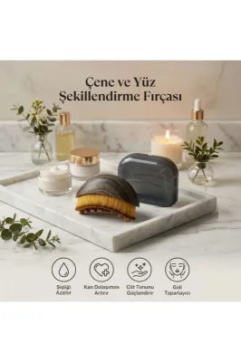 ® Lenf Drenaj ve Yüz Bakım Fırçası – Çok Fonksiyonlu Yumuşak Kıllı Yüz