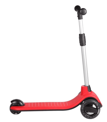 Let's Be Child 2LfNKbtsrA Let's Ride Led Işıklı Silikon 3 Tekerli Yükseklik Ayarlı Scooter Kırmızı