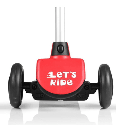 Let's Be Child 2LfNKbtsrA Let's Ride Led Işıklı Silikon 3 Tekerli Yükseklik Ayarlı Scooter Kırmızı