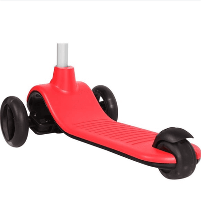 Let's Be Child 2LfNKbtsrA Let's Ride Led Işıklı Silikon 3 Tekerli Yükseklik Ayarlı Scooter Kırmızı