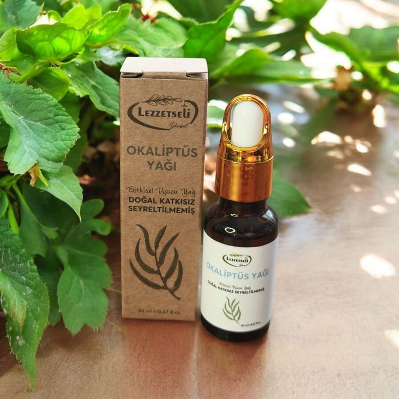 Lezzetseli Yöresel OKALİPTUS YAĞI Doğal Okaliptus Uçucu Yaği (20 Ml)