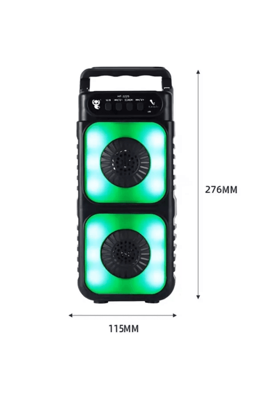 LF-1576 Polygold Lf1576 Rgb Ledli Mikrofonlu Radyolu Bluetooth Hoparlör