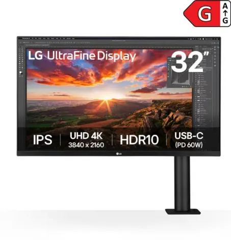 LG 32UN880K-B 31.5'' 4K UHD IPS Ergonomik Standlı Monitör