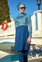 Likralı Tam Kapalı Mayo 4lü Set R068 Lamia