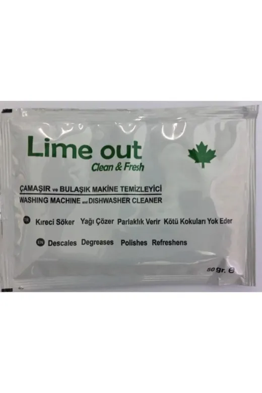 LİME OUT LİMEOUT5A Çamaşır Bulaşık Makinesi Temizleyici Kireç Sökücü Yağ Çözücü 5 Adet