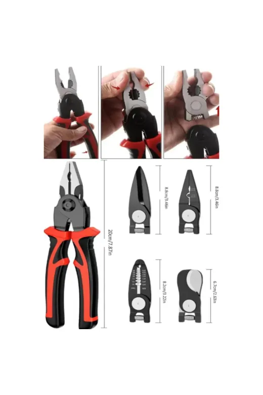 Linarx 24242446288rx8 5 Başlıklı Pense Seti