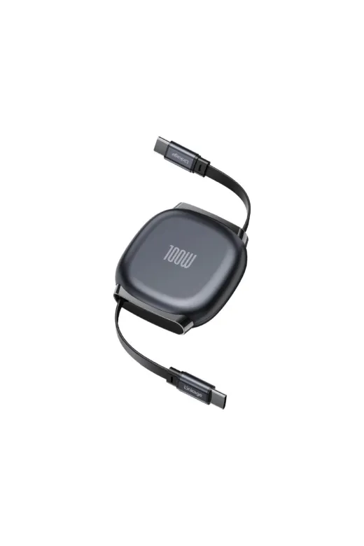 Linkage LİNKAGE LKCB-61 Lkcb-61 Pd 100W 3A, 1Metre Usb-C’Den C’Ye Geri Çekilebilir Şarj Kablosu